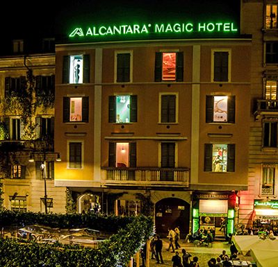 Волшебный отель в материале Alcantara