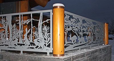 Декоративные ограждения для балконов и террас