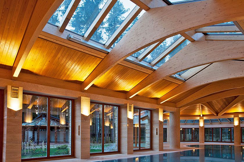 Интерьер деревянного дома