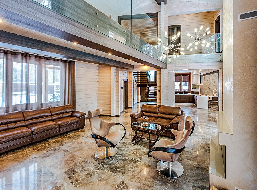 Интерьер дома IZBA de Luxe