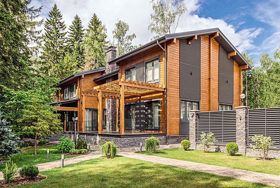 Деревянный дом компании «ЕСГ»