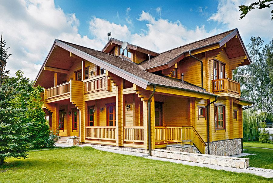 Дом из клееного бруса